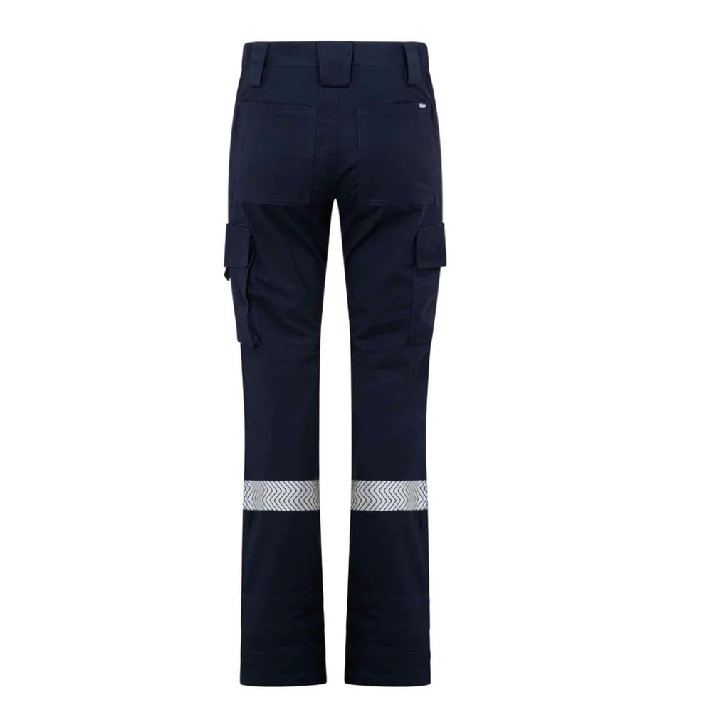 COgear NavyBlue Sue CO705 Hi Vis Over Tummy Flexible Maternity Work Pants NWT 4